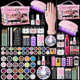 Wilfniee nail kit beginners starter set for at-home practice and nail artistry