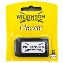 Wilkinson Sword Classic double-edge blades box — premium packaging for a smooth, close shave