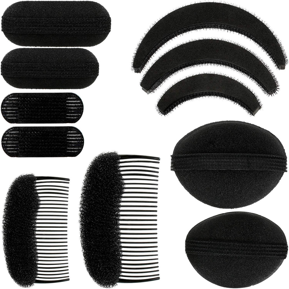 Willbond 11pcs hair bump sponge set package shows versatile volume for updos.