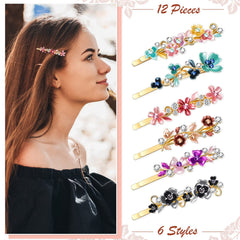 WILLBOND 12-pieces pack bobby pins showing variety for versatile daily styling.