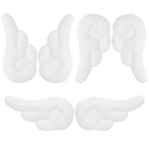 WillBond angel wing hair clip pair, plush design adds festive charm to holiday outfits