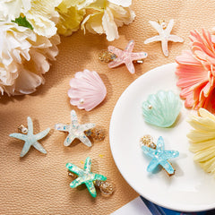 WILLBOND shell pearl hair clip smooth surface protects hair during wear