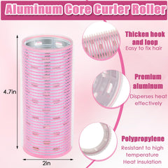 Willbond bangs rollers with self-grip and nylon tape for secure styling
