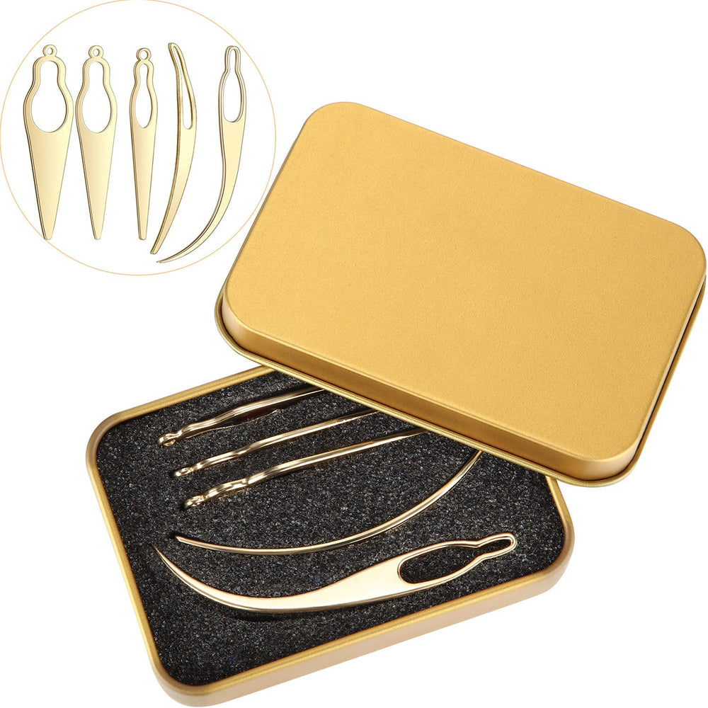 WILLBOND dreadlock tools gold box set ready for organized maintenance.
