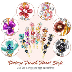 WILLBOND gold-tone metal finish hair pin offers durable shine and secure hold.