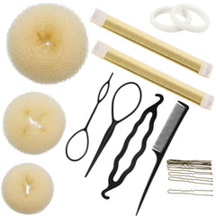 WILLBOND hair donut large for versatile bun shaping and long-lasting hold