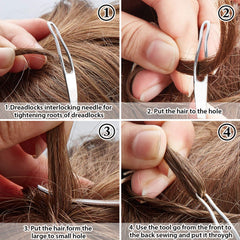 Willbond dreadlocks kit in hand demonstrating easy use