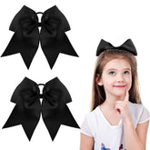 WILLBOND jumbo cheer bow 8inch front view for bold game-day styling