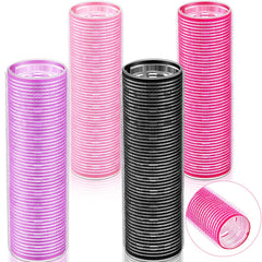 WILLBOND long hair rollers rose red set for quick salon-style curls at home.
