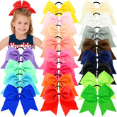 WillingTee 8-inch cheer bow pack ready for school team use