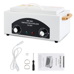 Winb high-temp sterilizer autoclave front view highlights compact footprint for tight-clinic workstations.
