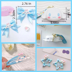 WINBBY kawaii hair ties gift set—gentle, snag-free wear