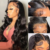 Wingirl 13x5 HD lace front wig front view shows natural parting for everyday elegance