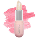 Winky Lux Unicorn Glimmer Balm pink flush shows a flattering color-change for daily hydration and shine.