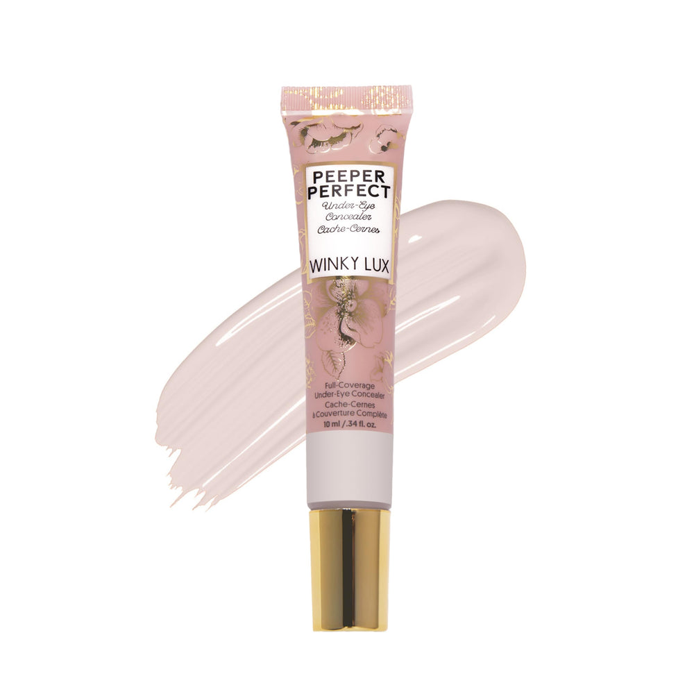 Winky Lux Peeper Perfect concealer tube application for full coverage.