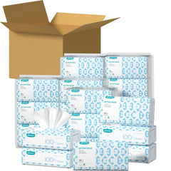 Winner Soft Face Towels six-pack case reveals hygienic disposable sheets for gentle cleansing.