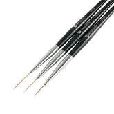 Winstonia Striping Brush short length for precise stripes in nail art