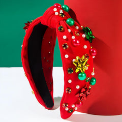 Winthrop headband with pearl rhinestone embellishment adds sparkle for events