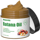 Wiqeerilly Batana Oil bottle—nourishes scalp for healthier-looking hair.