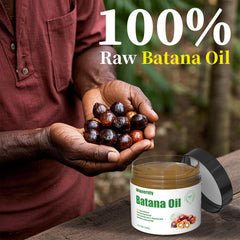Wiqeerilly Batana Oil massaged into hair roots for hydration.