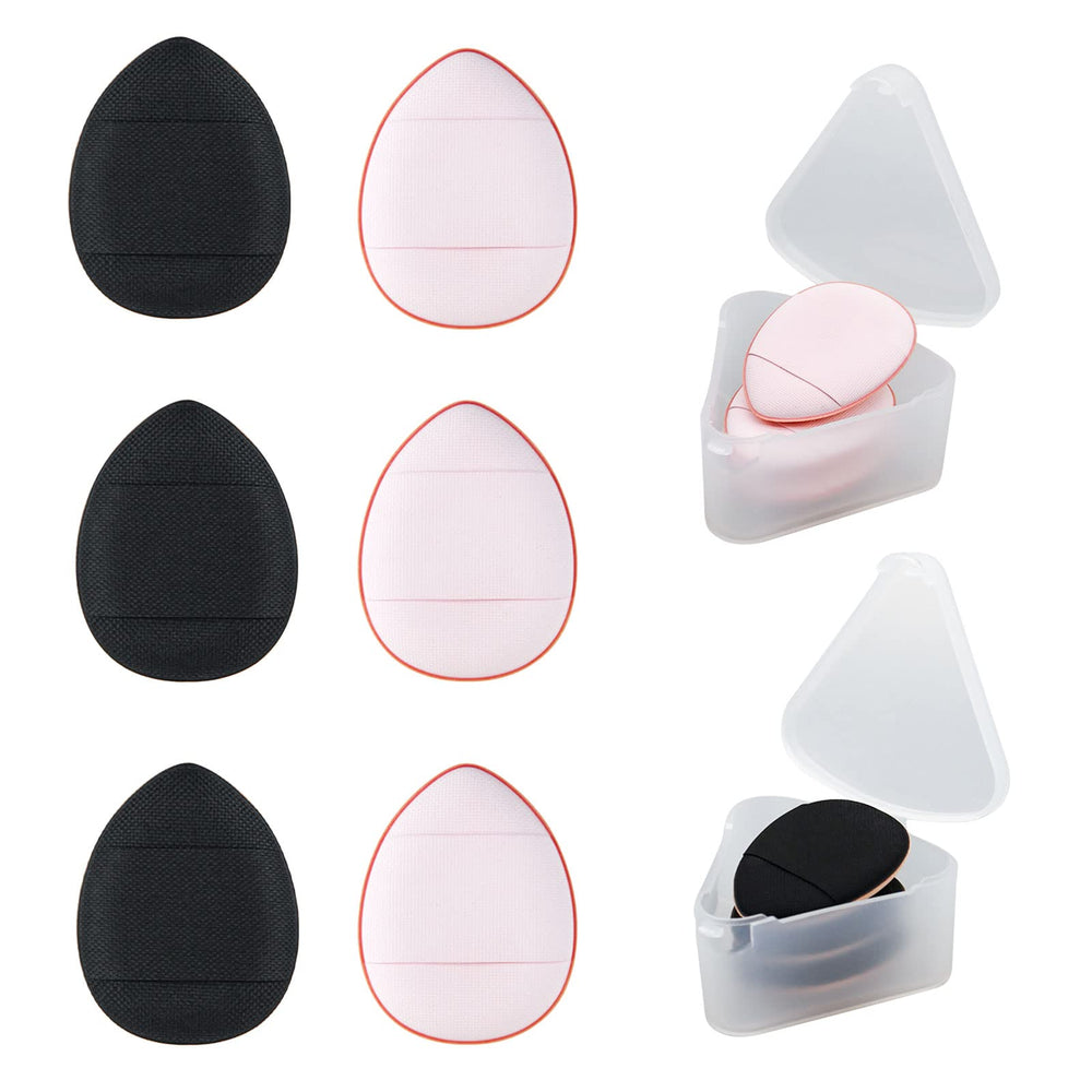 WishLotus mini finger puff fits fingertips for precise foundation touch-ups