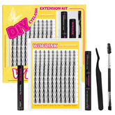 WiWiLINK Lash Clusters kit cover shows premium DIY upgrade for natural-looking enhancement