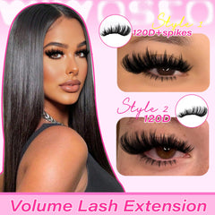 wiwoseo 16-26mm spiky lashes rows offer manga-inspired drama and versatility