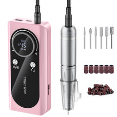 Wiyuam electric nail drill with LCD display for precise speed control during gel removal