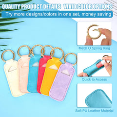 WK IEASON PU leather lip sleeve offers premium feel for daily carry.