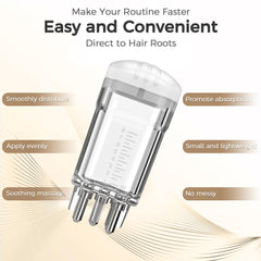 WL-YBOPRO minoxidil applicator with multi-roller head for precise root targeting