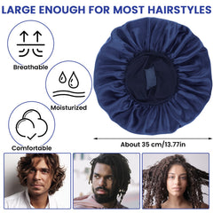 WLLHYF satin bonnet travel-friendly design preserves hairstyles on trips.