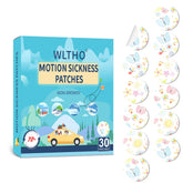 WLTHO motion patches behind-ear pack delivers easy, non-drowsy travel relief.