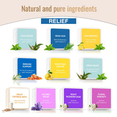 WM Western Miracle aromatherapy steamers variety sachets show diverse scents