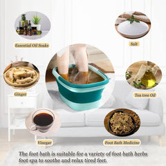 WMHYLYH foot spa 15 L capacity shown for full-foot soaking.