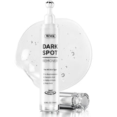 WMK Dark Spot Remover bottle with rollerball for even skin tone and targeted brightening