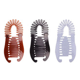 WNHNO banana clip colorful pair for secure, stylish ponytails.