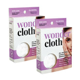Wonder Cloth pack-2 packaging shows a convenient two-pack for makeup removal.