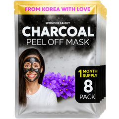 Wonder Family Korean Blackhead Remover Mask application closeup for deep cleansing