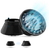 Wondrokey universal diffuser collapsed for travel, highlighting compact storage and portability.