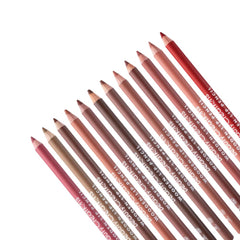 Wooden Lip Liner Pencil Detail close-up shows creamy texture for smooth, controlled application.