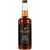Woody's 3-in-1 bottle front view, all-in-one cleanse for busy mornings.
