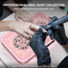 Woput Nail Dust Collector control panel with 10 speeds and LED display