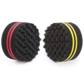 WORGATE esponja cabello, diseño doble cara para twists, control suave del rizo.