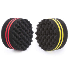 WORGATE esponja cabello, diseño doble cara para twists, control suave del rizo.