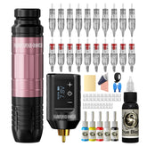 Wormhole Tattoo Gun Kit front view emphasizes portability for on-the-go practice