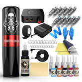 Wormhole Tattoo Kit gun assembled, comprehensive starter setup for beginners practicing outlines