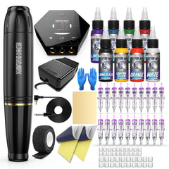 Wormhole Tattoo kit package shows complete starter set for beginners.