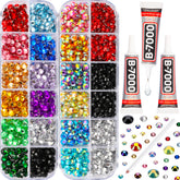 Worthofbest rhinestones 2mm flatbacks for DIY fashion accents and sparkle.