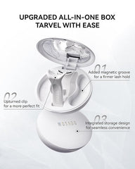 WOSADO lightweight eyelashes weighing 0.034g offer near-weightless comfort.