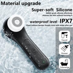 WOVAZUS two hardness nylon brush heads shown for versatile cleansing
